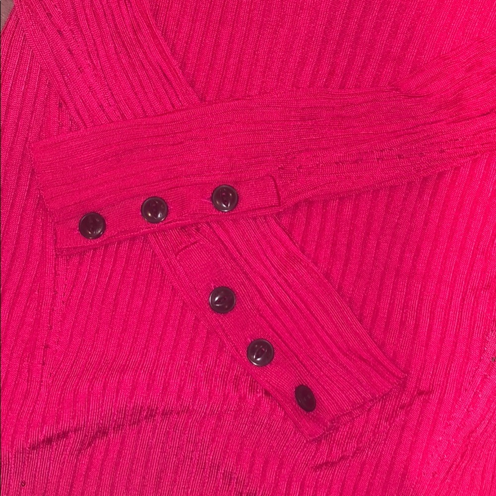 Rag & Bone Hot Pink Pullover - Picture 4 of 4